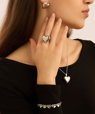 Anello Fantasia Moonlight Acciaio