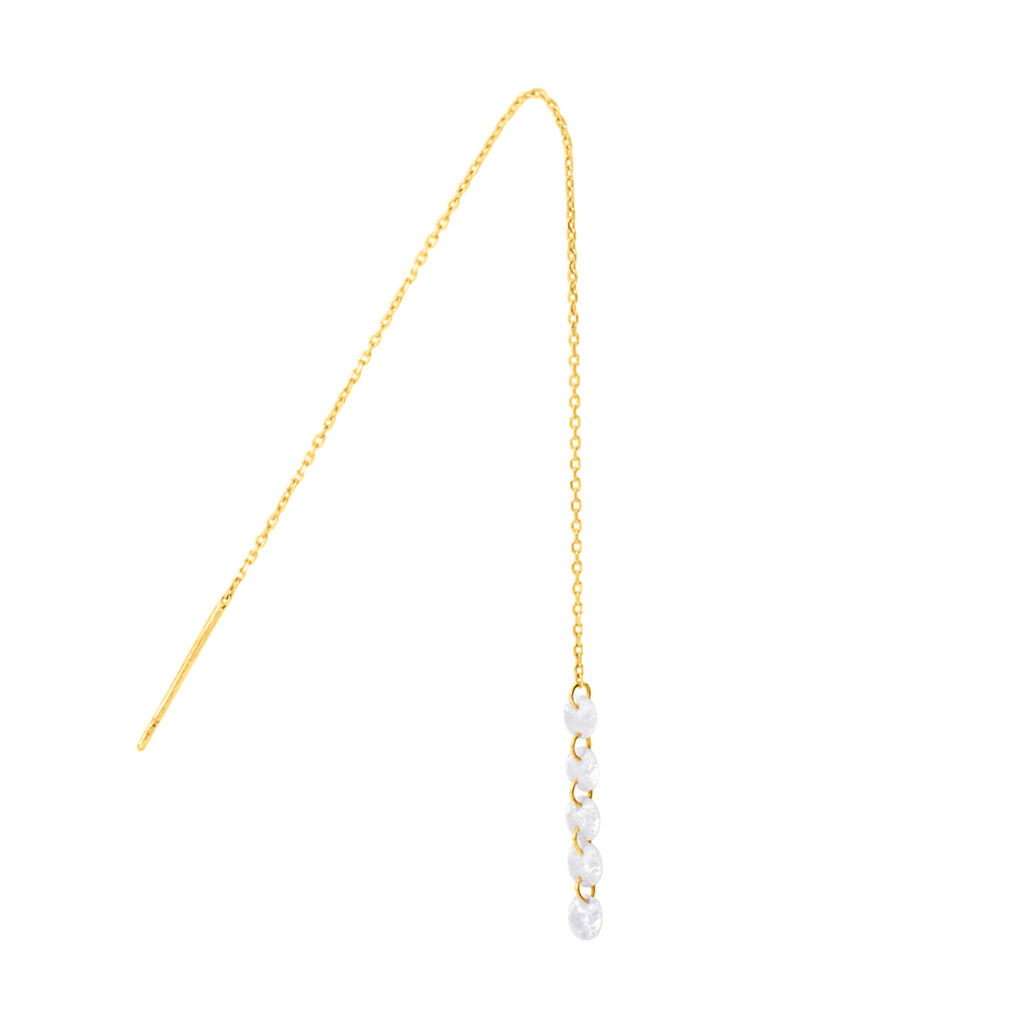 Mono Orecchino Pendente Beverly Oro Giallo Cubic Zirconia - Mono Orecchino Donna | Stroili