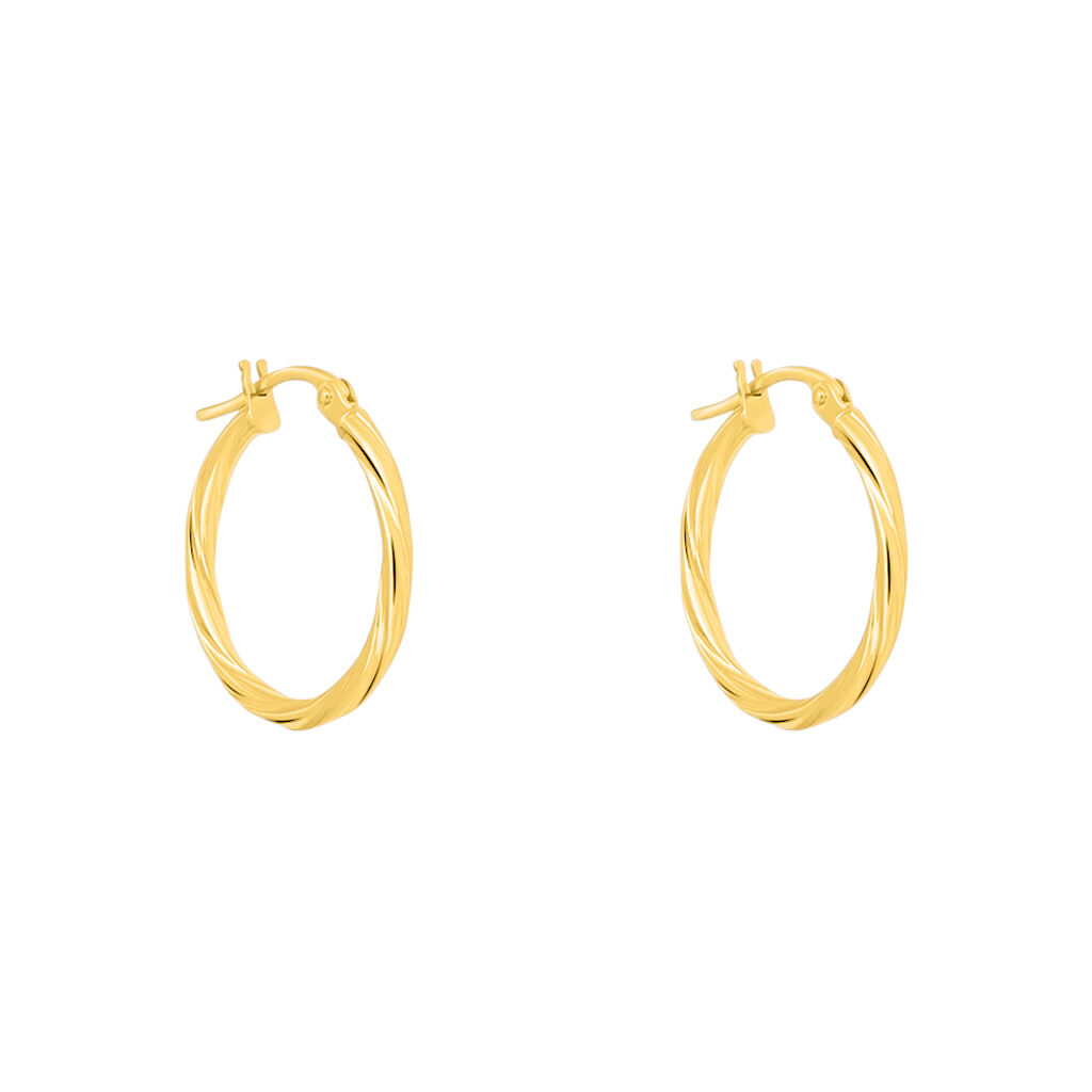 Orecchini A Cerchio Toujours Oro Giallo - Orecchini a Cerchio Donna | Stroili