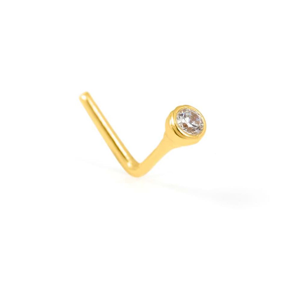 Piercing Naso Bon Ton Oro Giallo Cubic Zirconia - Piercing Naso Donna | Stroili