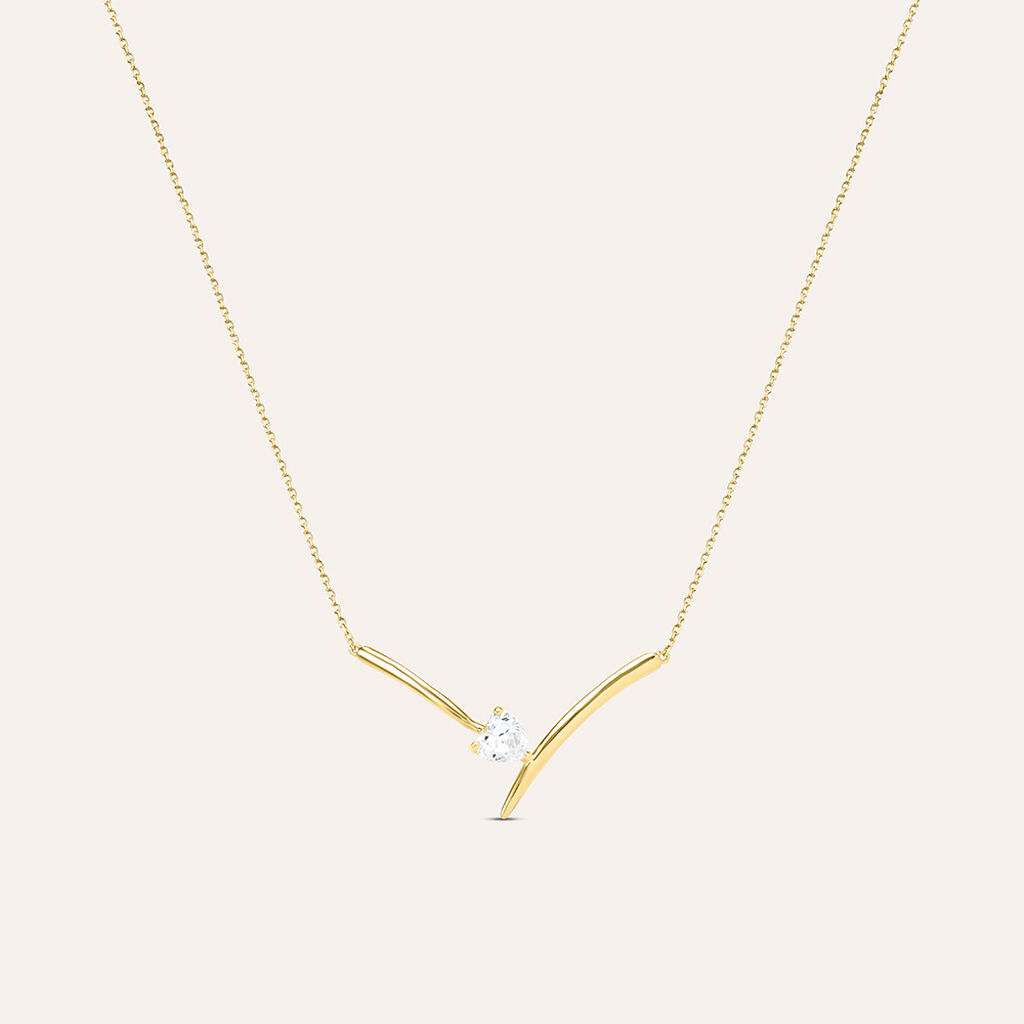 Collana Claire Oro Giallo Cubic Zirconia