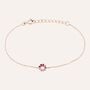 Bracciale Silver Rainbow Argento Rosa Cubic Zirconia
