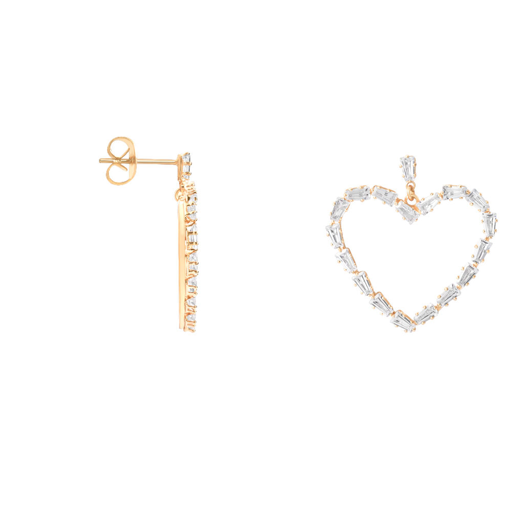 Orecchini Pendenti Romantic Shine Metallo Cristallo - Orecchini Pendenti Donna | Stroili