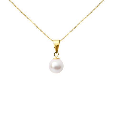 Collana Gabrielle Oro Giallo Perla D'Acqua Dolce - Collane Donna | Stroili