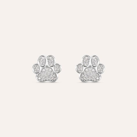 Orecchini Lobo Silver Moments Argento Rodiato Cubic Zirconia - Orecchini a Lobo Donna | Stroili
