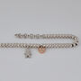 Bracciale Sunrise Acciaio Bicolore Bianco / Rosa Cubic Zirconia