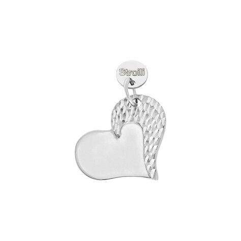 Charm in argento rodiato diamantato - Charms Donna | Stroili