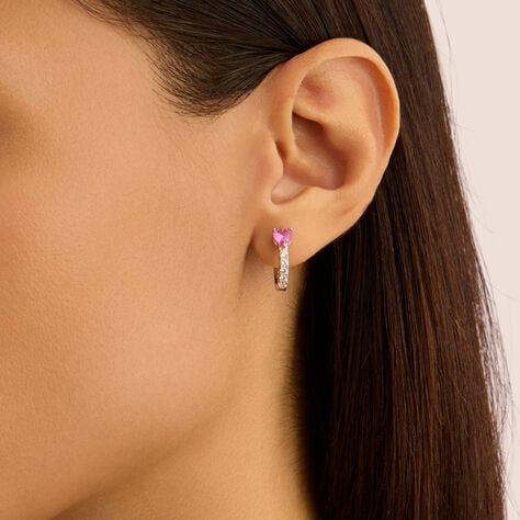 Orecchini A Cerchio Silver Elegance Argento Rodiato Cubic Zirconia - Orecchini a Cerchio Donna | Stroili