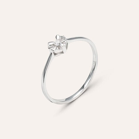 Anello Solitario Diamazing Oro Bianco Diamante - Anelli con Pietre Donna | Stroili