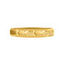 Fede Classica Diamantata 3 mm Oro Giallo