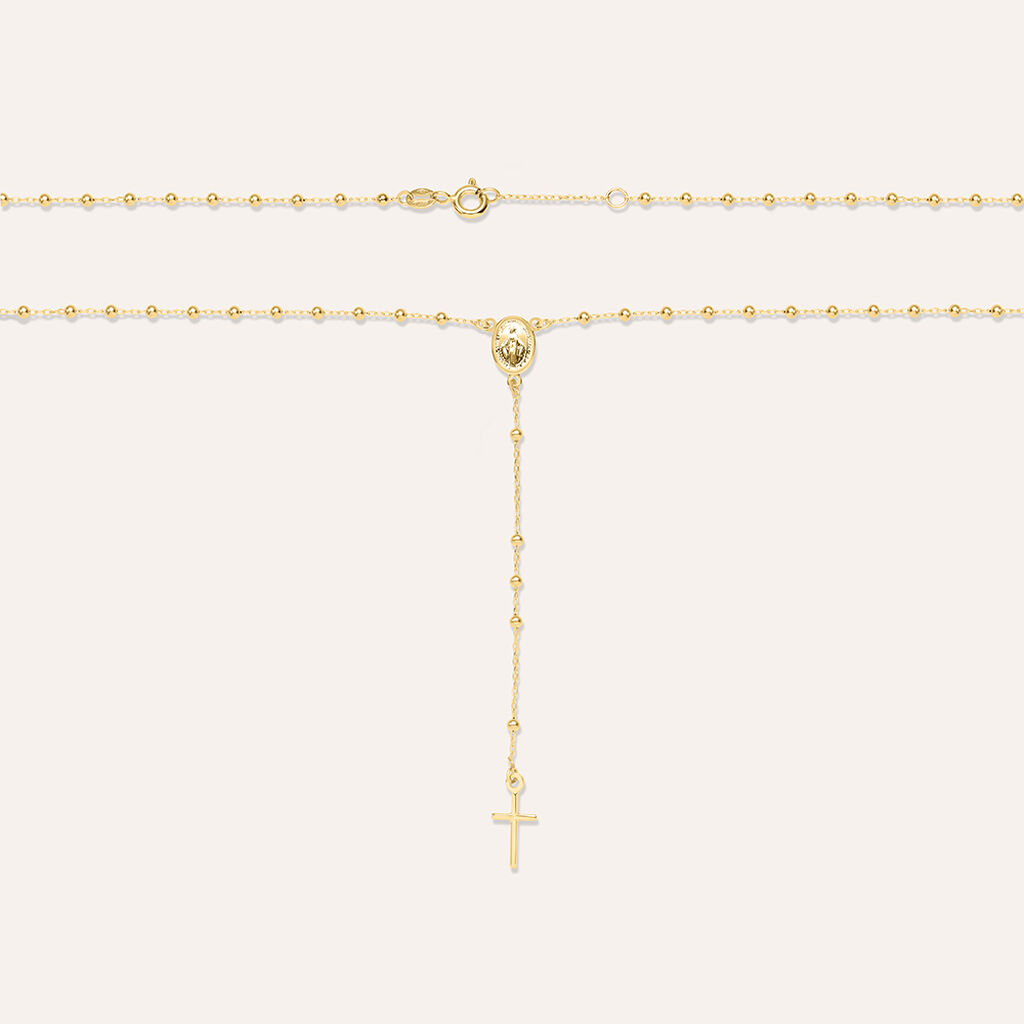 Collana Rosario Holy Oro Giallo - Collane Rosario Donna | Stroili