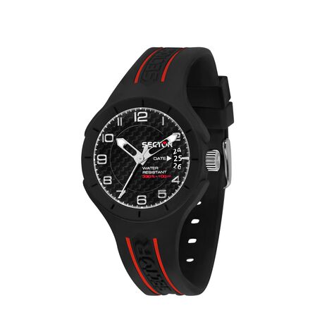 Solo tempo e data Speed cassa in nylon e cinturino in silicone - Orologi Uomo | Stroili