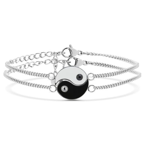 Bracciale Man Code Acciaio Cristallo - Bracciali Love Unisex | Stroili