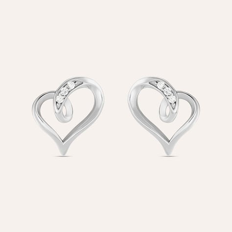 Orecchini Lobo Silver Shine Argento Rodiato Cubic Zirconia - Orecchini a Lobo Donna | Stroili