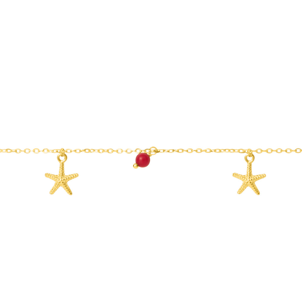 Bracciale Beverly Oro Giallo Corallo - Bracciali Amicizia Donna | Stroili