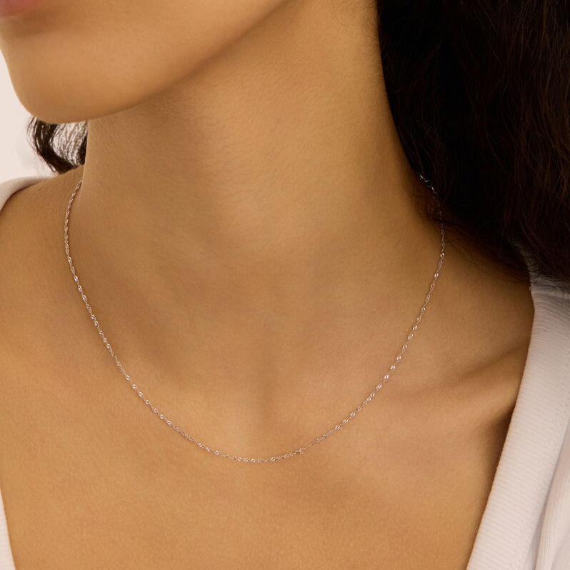 Catenina Gold Essence Oro Bianco - Catenina Donna | Stroili