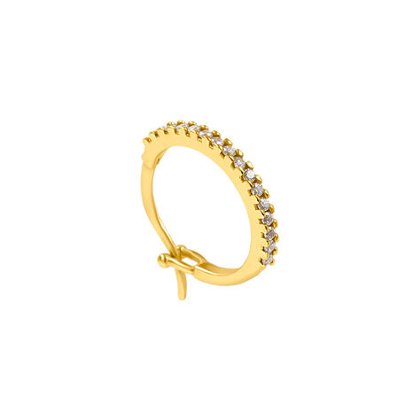 Mono Orecchino A Cerchio Claire Oro Giallo Cubic Zirconia - Mono Orecchino Donna | Stroili