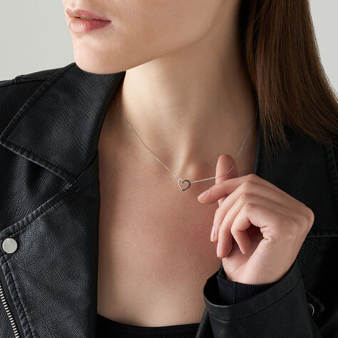 Collana Sophia Oro Bianco Diamante - Collane Donna | Stroili