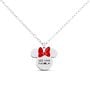 Collana Lady Message Acciaio Disney e Cristalli
