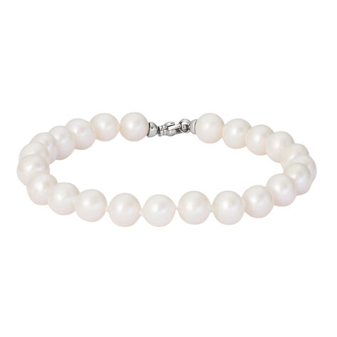 Bracciale Gabrielle Oro Bianco Perla D'Acqua Dolce - Bracciali Donna | Stroili