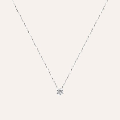 Collana Silver Elegance Argento Rodiato Cubic Zirconia - Collane Donna | Stroili