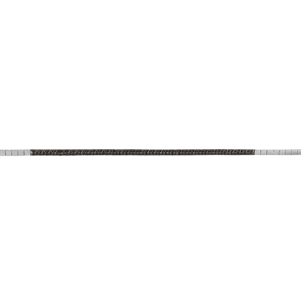 Bracciale Tennis L'homme Diamant Oro Bianco Diamante - Bracciali Tennis Uomo | Stroili