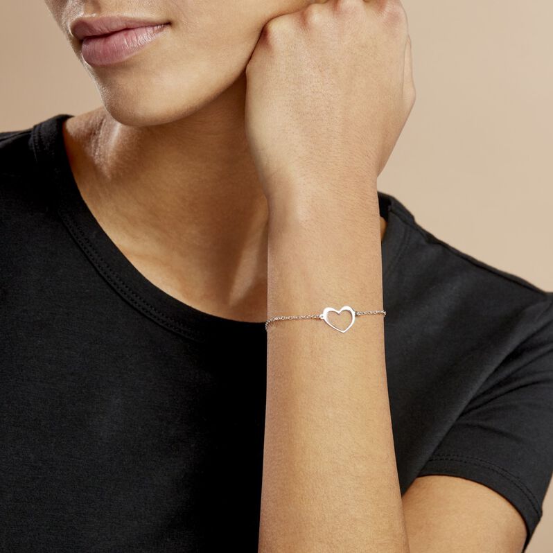 Bracciale Silver Collection Argento Rodiato - Bracciali Love Donna | Stroili