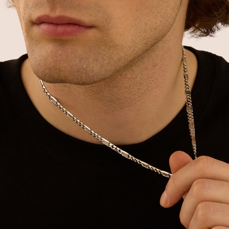 Catena Gentleman Argento Rodiato - Collane Catena Uomo | Stroili
