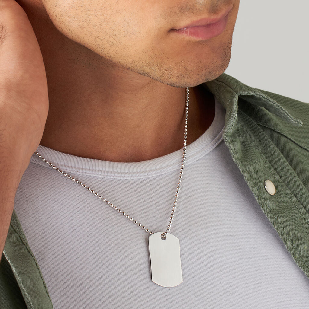 Collana Gentleman Argento Rodiato - Collane Uomo | Stroili