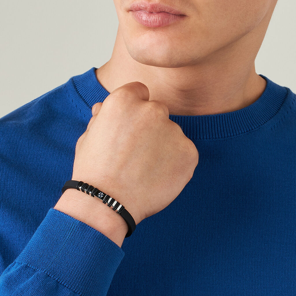 Bracciale Man Code Acciaio - Bracciali Uomo | Stroili