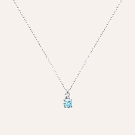 Collana Doppio Punto Luce Diamade Oro Bianco Diamante Lab-Grown - Collane Punto Luce Donna | Stroili