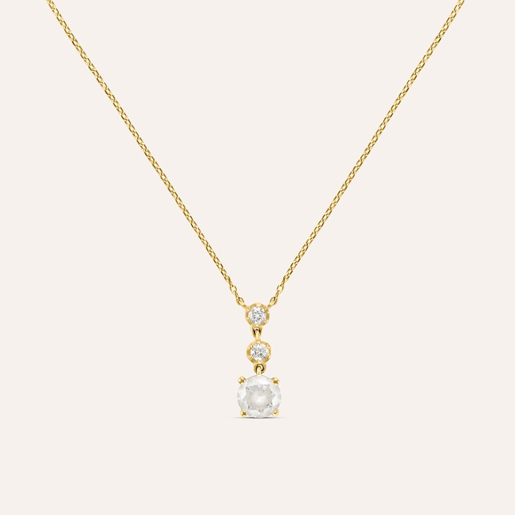 Collana Claire Oro Giallo Cubic Zirconia