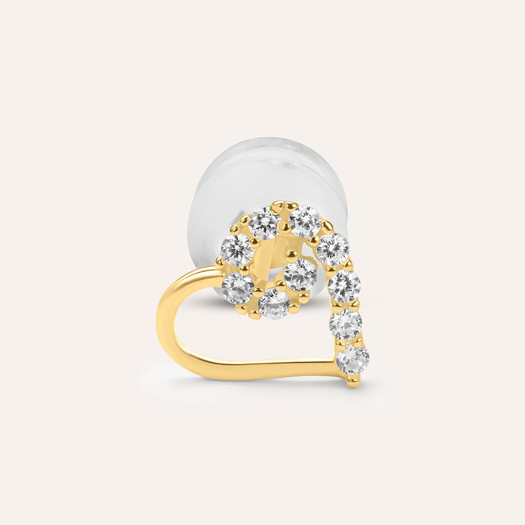 Orecchini Lobo Bon Ton Oro Giallo Cubic Zirconia - Orecchini a Lobo Donna | Stroili