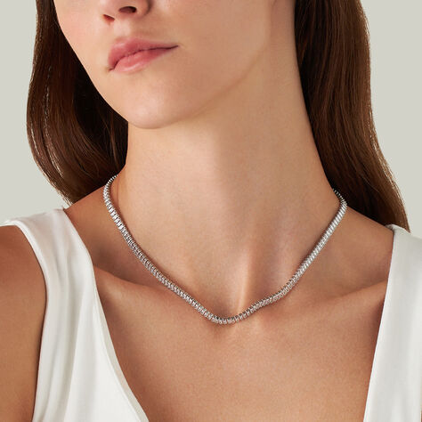 Collana Tennis Romantic Shine Metallo Cristallo - Collane Choker Donna | Stroili
