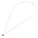 Collana Charlotte Oro Bianco Rubino Diamante - Collane Donna | Stroili