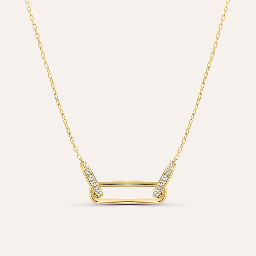 Collana Diamade Glam Oro Giallo Diamante Lab-Grown