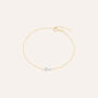 Bracciale Doppio Punto Luce Claire Oro Giallo Cubic Zirconia