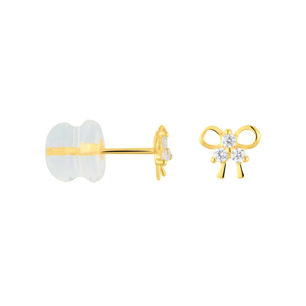 Orecchini Lobo Bon Ton Oro Giallo Cubic Zirconia - Orecchini a Lobo Donna | Stroili