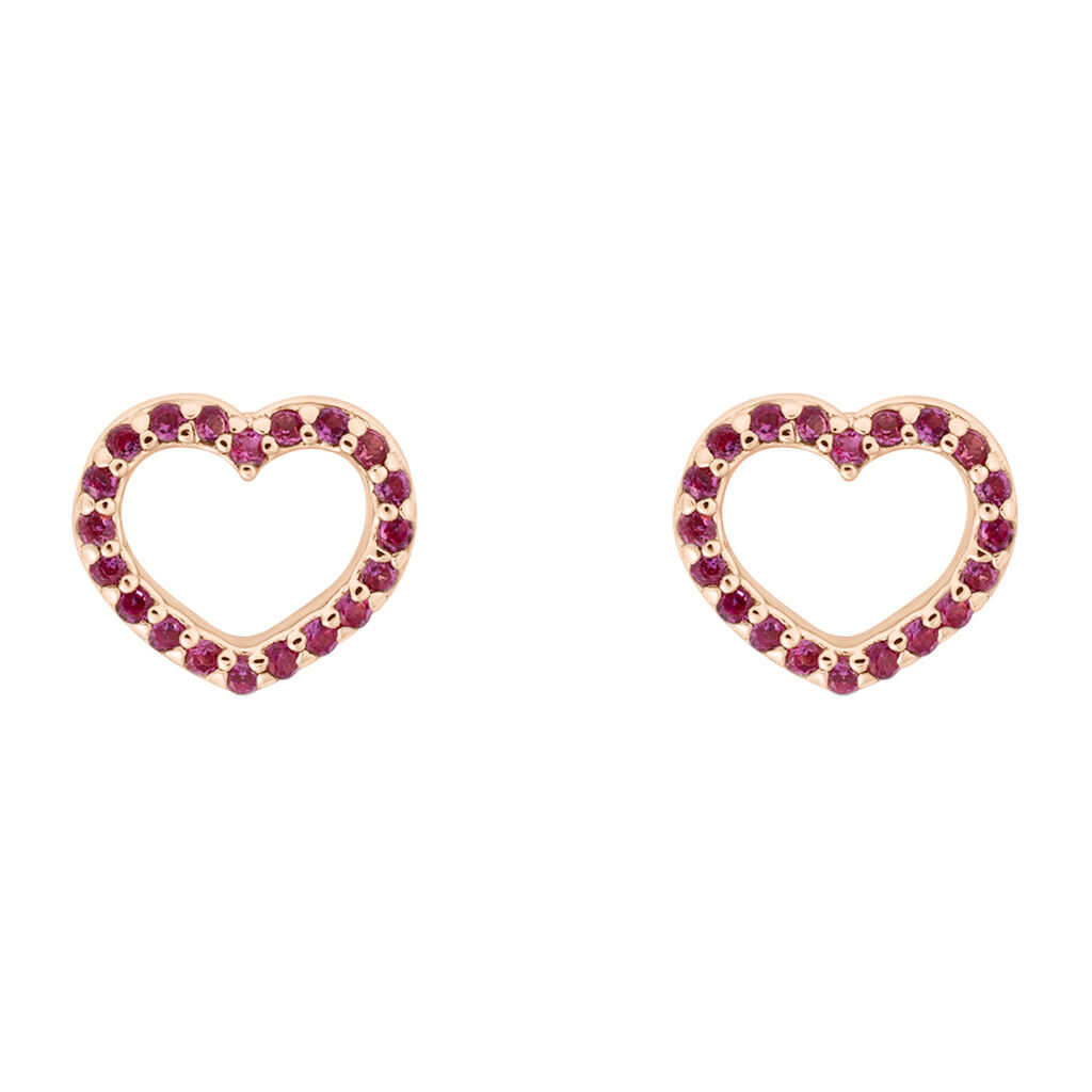 Orecchini Lobo Silver Rainbow Argento Rosa Cubic Zirconia - Orecchini a Lobo Donna | Stroili