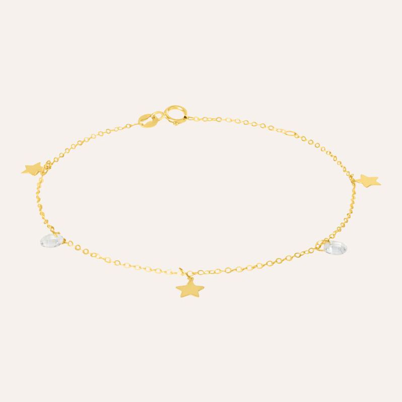 Bracciale Beverly Oro Giallo Cubic Zirconia - Bracciali Amicizia Donna | Stroili