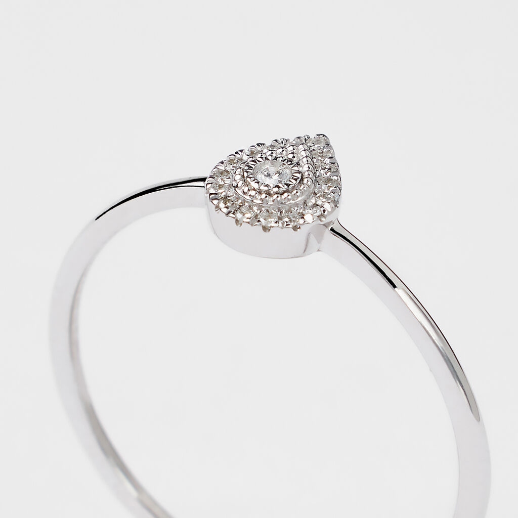 Anello Fantasia Sophia Oro Bianco Diamante - Anelli con Pietre Donna | Stroili