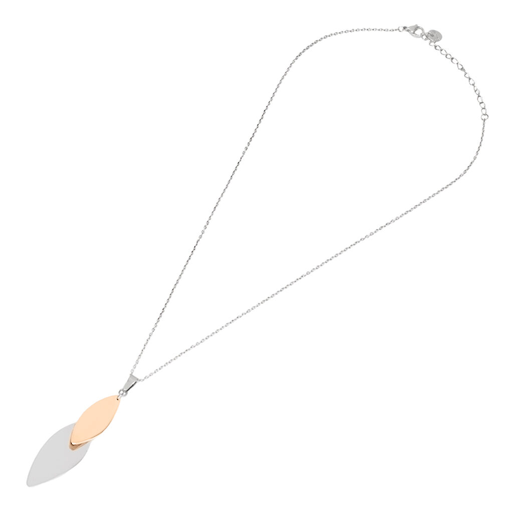 Collana Lady Code Acciaio Bicolore Bianco / Rosa - Collane Donna | Stroili