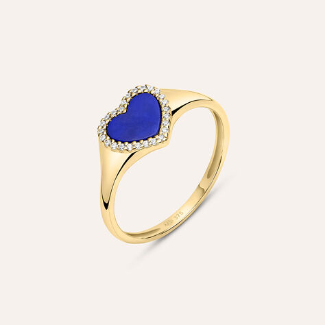 Anello Chevalier Beverly Oro Giallo Lapislazzuli Cubic Zirconia - Anelli Chevalier Donna | Stroili