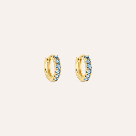 Orecchini A Cerchio Toujours Oro Giallo Cubic Zirconia - Orecchini a Cerchio Donna | Stroili