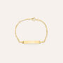 Bracciale Con Targhetta Holy Oro Giallo