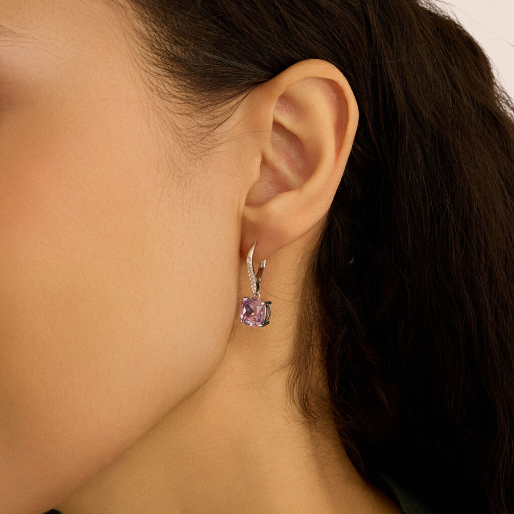Orecchini Pendenti Silver Rainbow Argento Rodiato Cubic Zirconia - Orecchini Pendenti Donna | Stroili