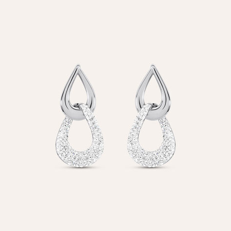 Orecchini Pendenti Aura Acciaio Cristallo - Orecchini Pendenti Donna | Stroili