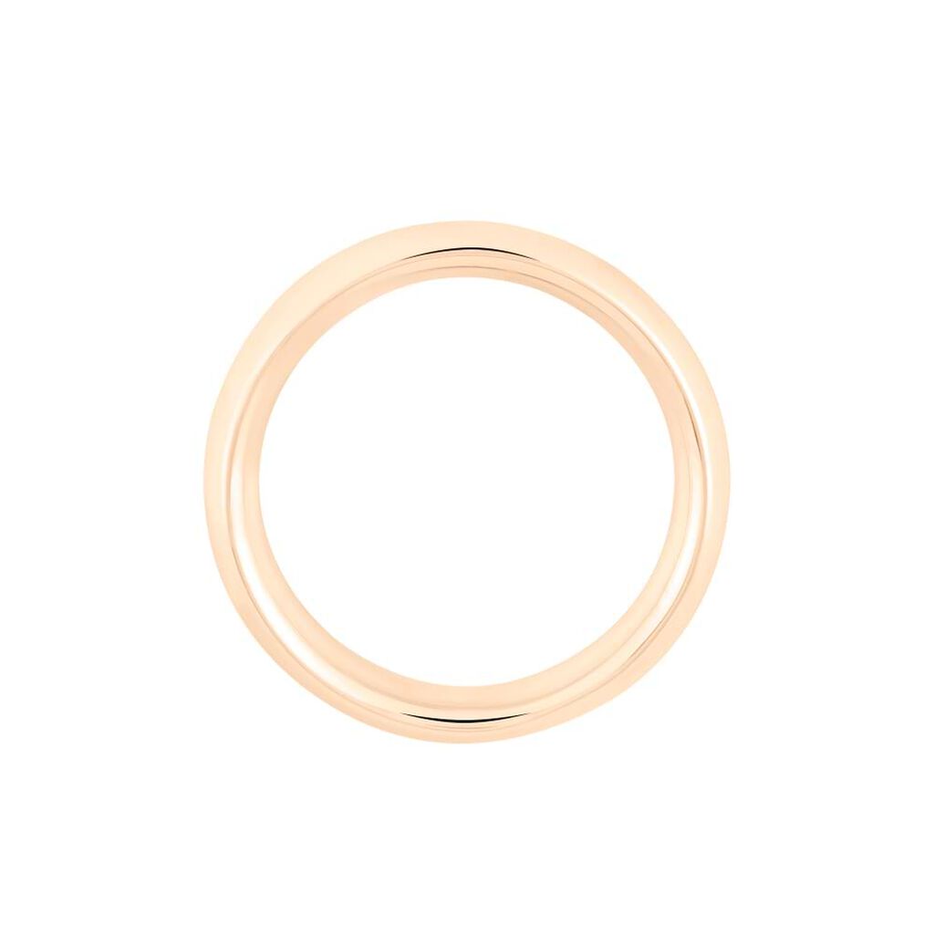 Fede Comoda Leggera 4.5 mm Oro Rosa - Anelli con Incisione Unisex | Stroili
