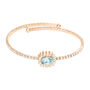 Bangle Romantic Shine Metallo Rosa Cristallo