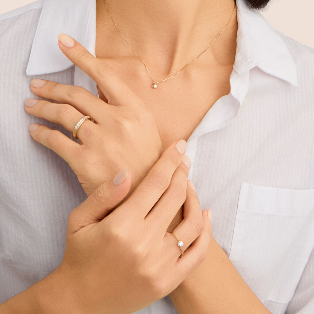 Collana Firmamenti Oro Giallo Diamante